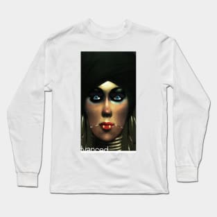 Cyber Art Face. Long Sleeve T-Shirt